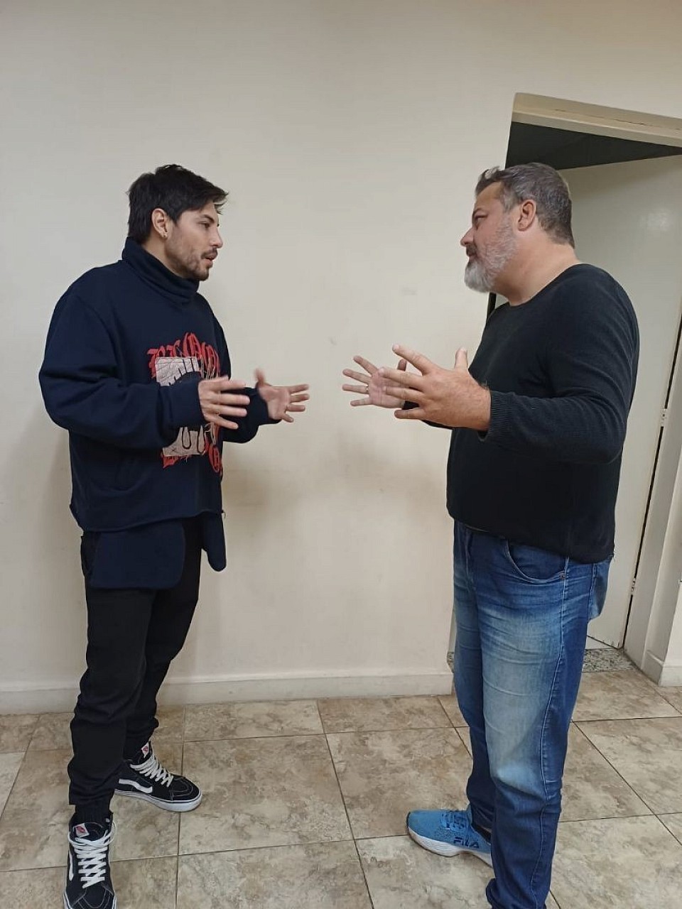 Matheus Rocha(Br'oz) com Renato Raggio